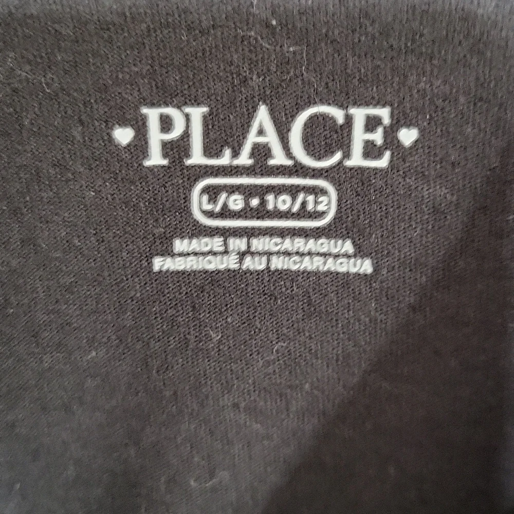 💟 The Children's Place Black 'Awesome Like Mom' Kids Shirt Large 10/12